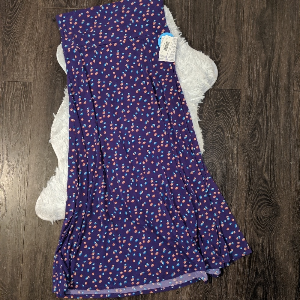 LuLaRoe Maxi Skirt, Large, L